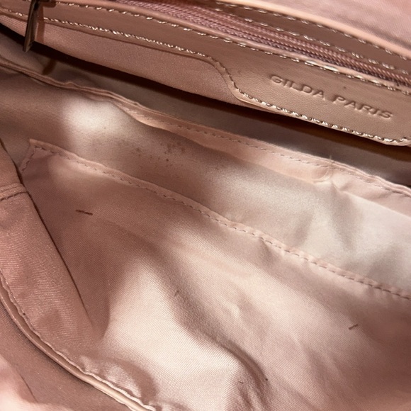 Gilda Paris Quilted and studded shoulder bag with chain detail - Picture 9 of 11